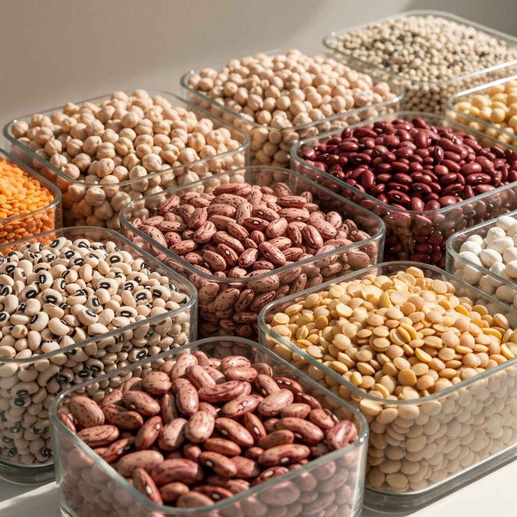 Verschiedene Hülsenfrüchte